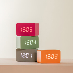 Present Time Karlsson Alarm Clock Spry Tube